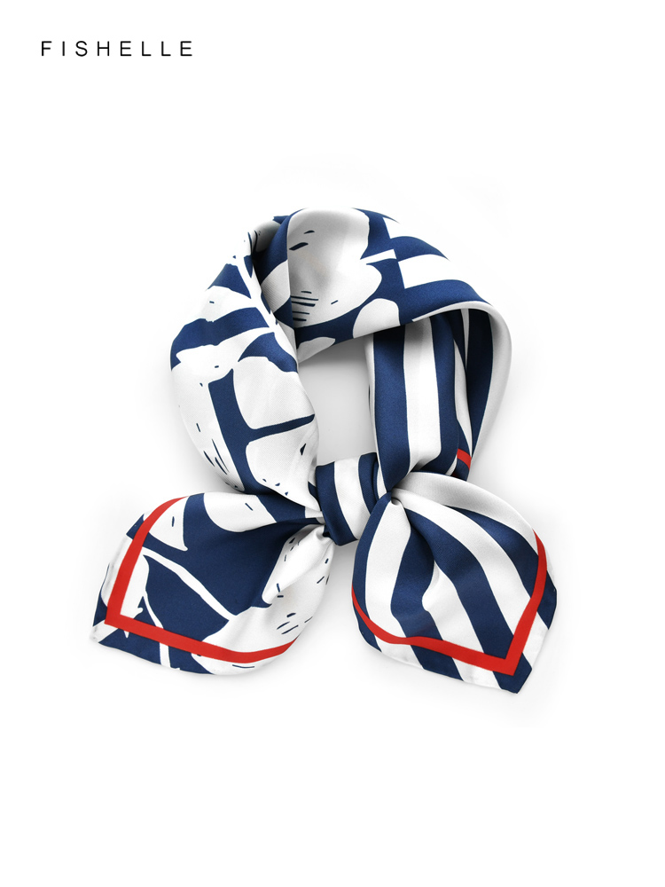 Blue white striped flower prin - Silk Tie Striped 리뷰 및 가격