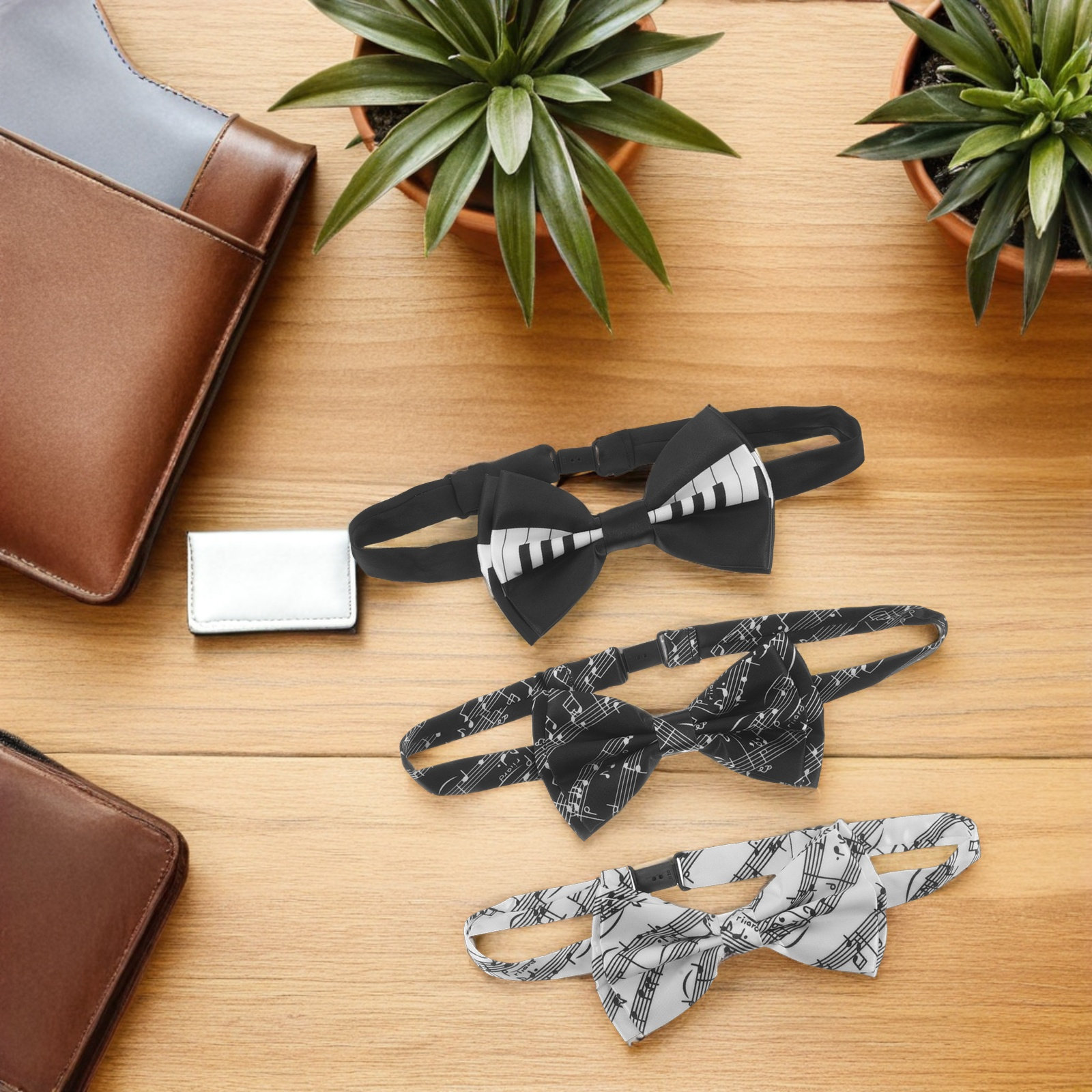3Pcs Piano Bow Tie Set Music N - Bow Tie Pre Tied 리뷰 및 가격