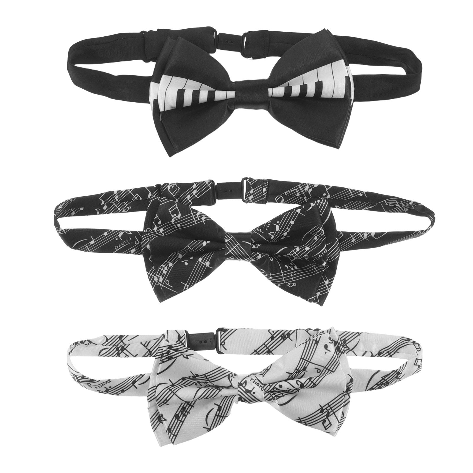 3Pcs Piano Bow Tie Set Music N - Bow Tie Pre Tied 리뷰 및 가격