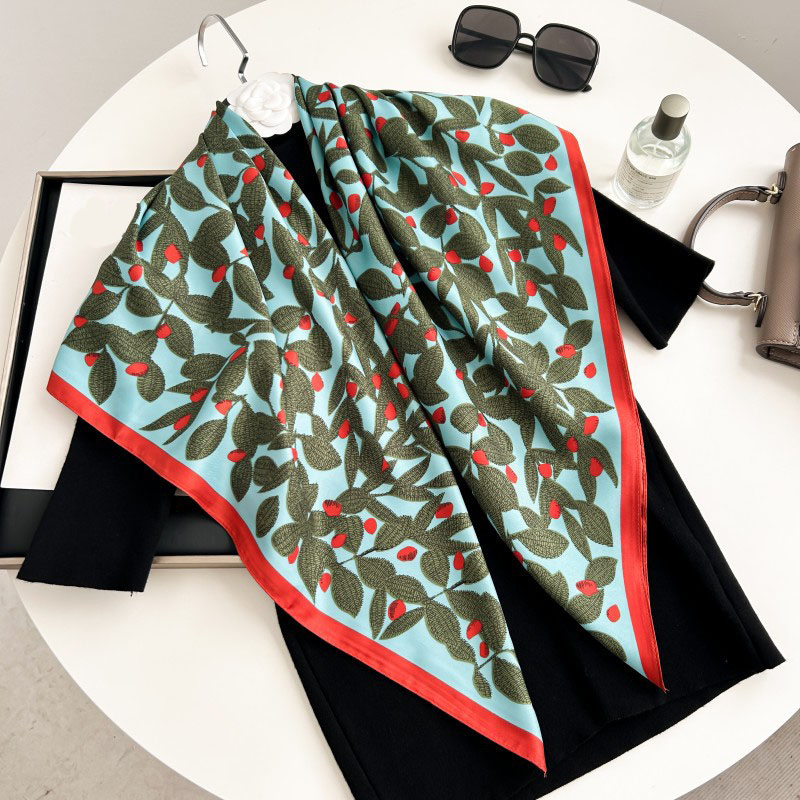 90cm Square Scarf High Quality - Scarf Silk Square 리뷰 및 가격