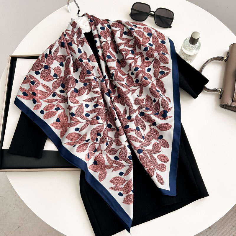 90cm Square Scarf High Quality - Scarf Silk Square 리뷰 및 가격