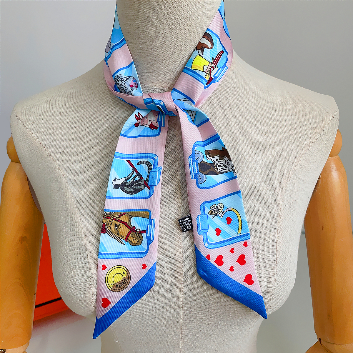 Brand Design Twill 100% Silk S - Scarf Silk Square 리뷰 및 가격