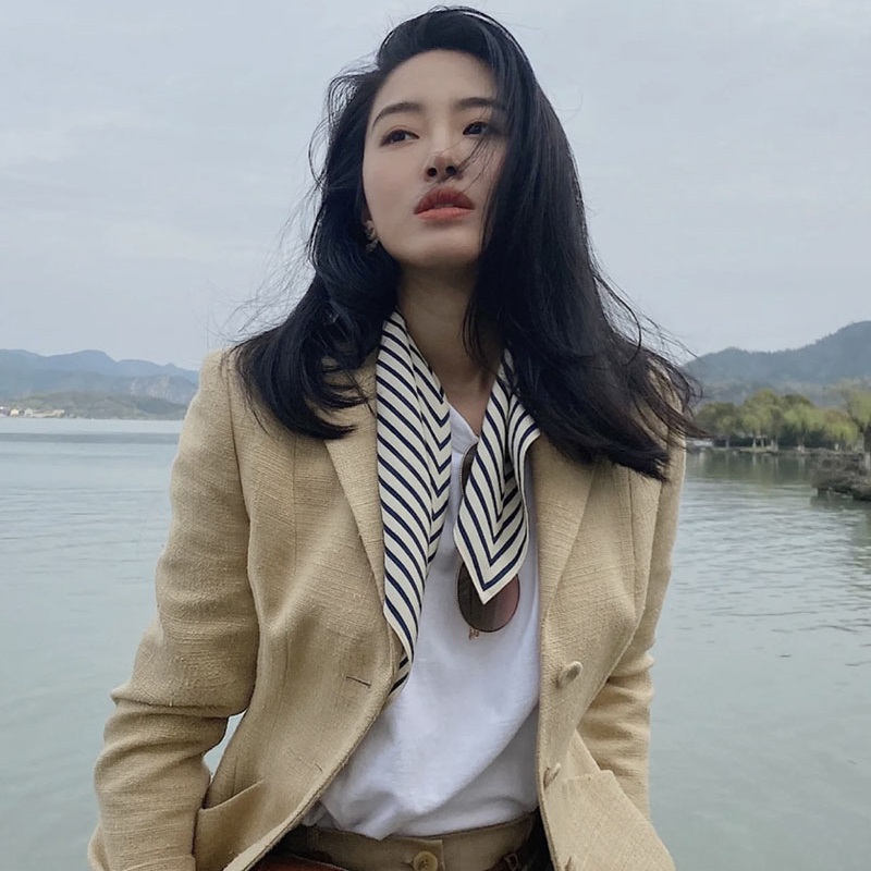 Stripe Print 100% Silk Neck He - Silk Tie Striped 리뷰 및 가격