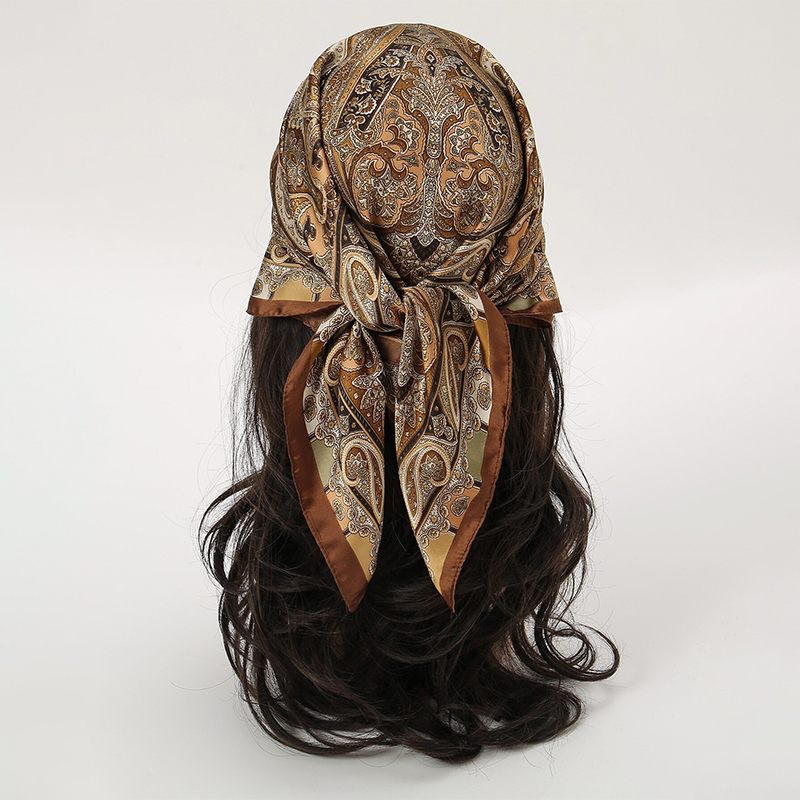 Bohemian Style Print Luxury Br - Head Wrap Turban 리뷰 및 가격