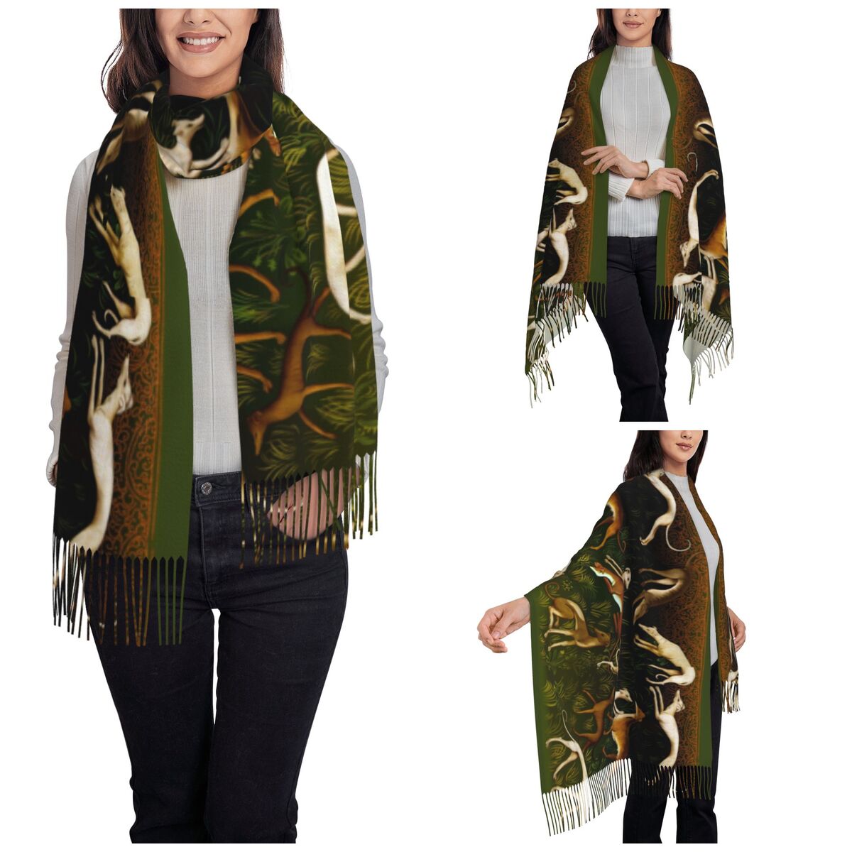 Greyhounds Shawl Wrap Women Wi - Pashmina Wrap Large 리뷰 및 가격