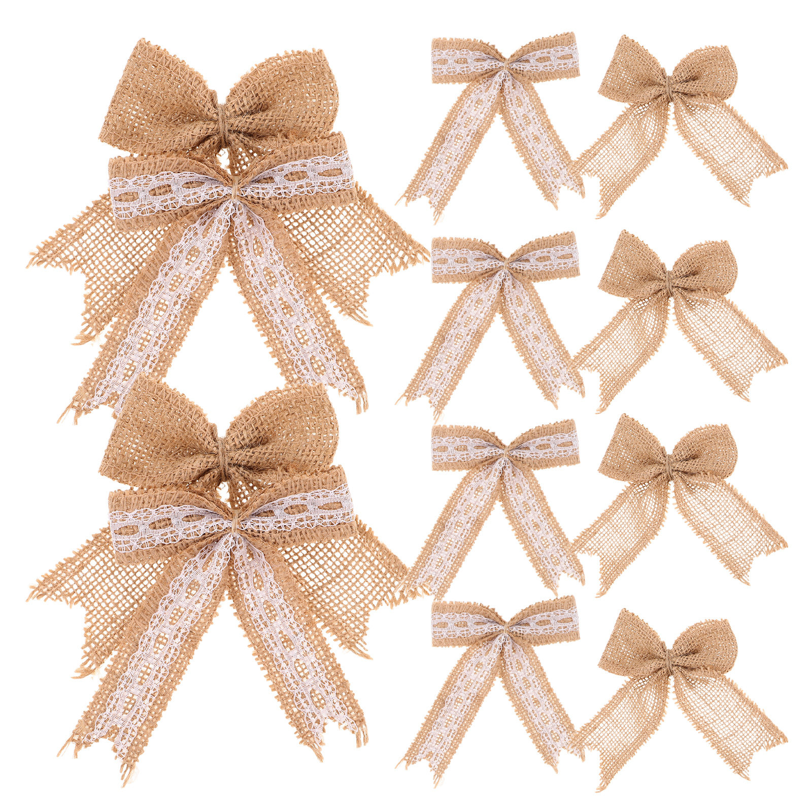 12Pcs Elegant Burlap Christmas - Bow Tie Pre Tied 리뷰 및 가격