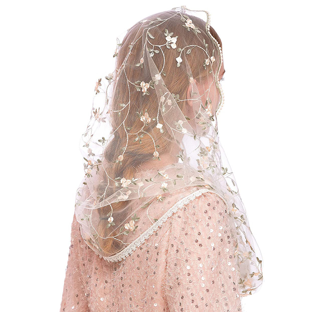 Women Chapel Veils Lady Mantil - Infinity Scarf Knit 리뷰 및 가격