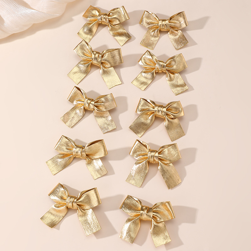 Gold and Silver Bow Hair Clips - Tie Clip Silver 리뷰 및 가격