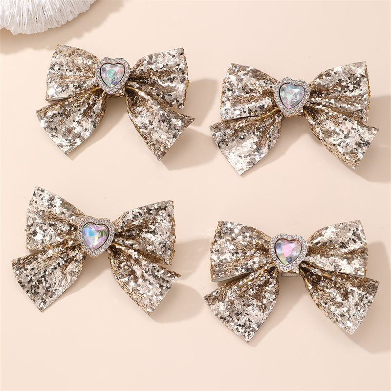 Gold and Silver Bow Hair Clips - Tie Clip Silver 리뷰 및 가격