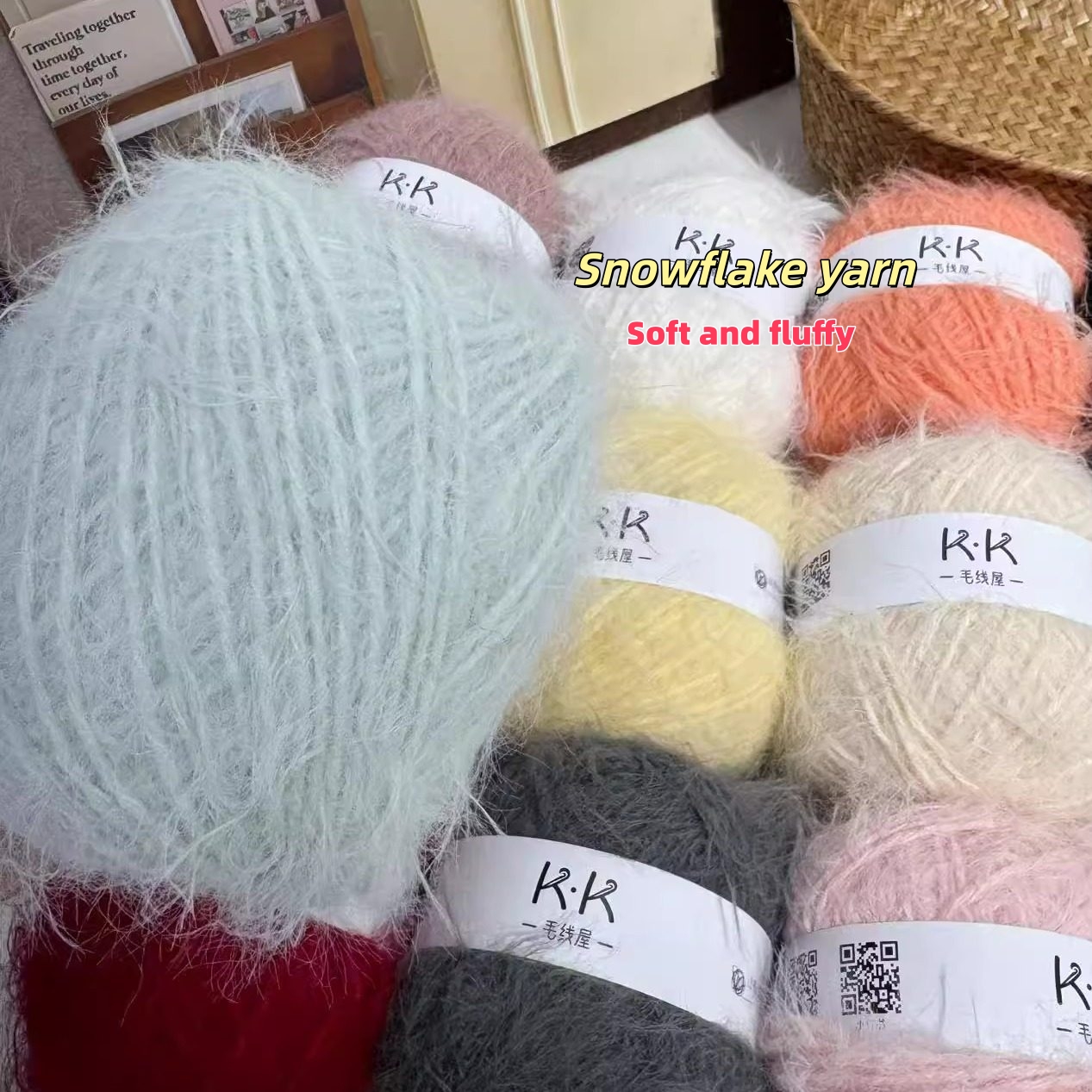 1 Large Bag Contains 2 Skeins  - Woven Scarf Blanket 리뷰 및 가격
