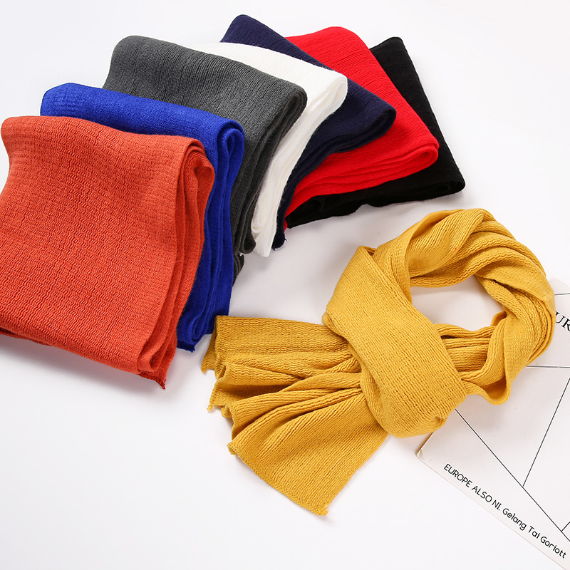New Winter Scarf Men Women Cas - Muffler Men Wool 리뷰 및 가격