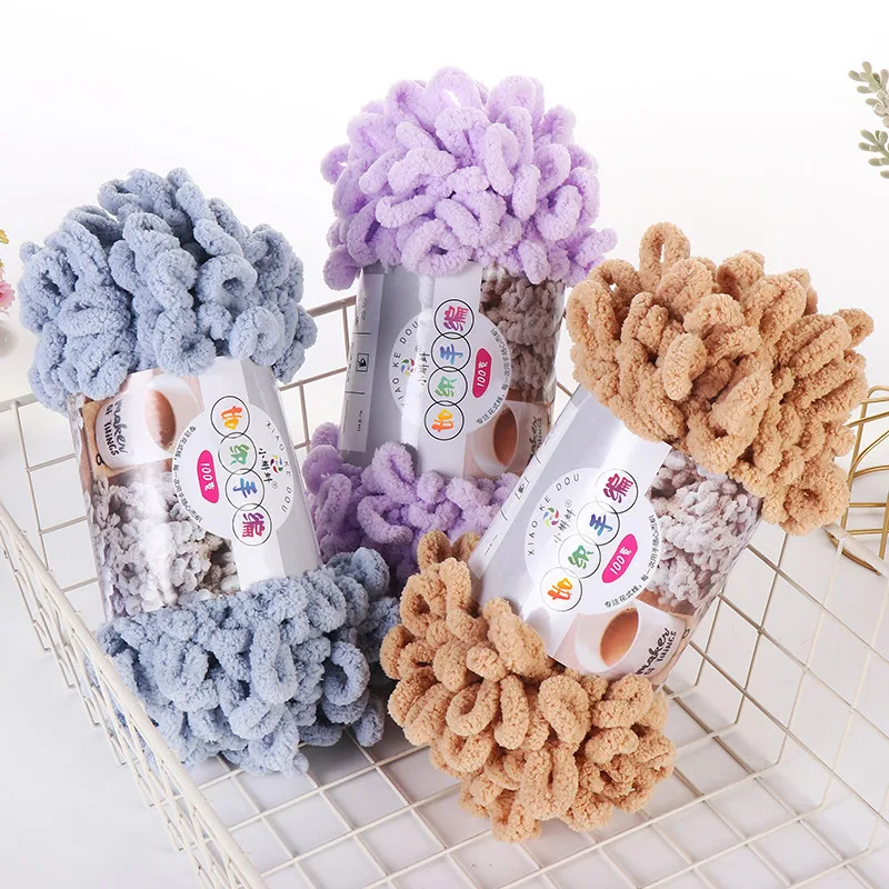 5pcs100g/Roll Puffy Finger Loo - Woven Scarf Blanket 리뷰 및 가격