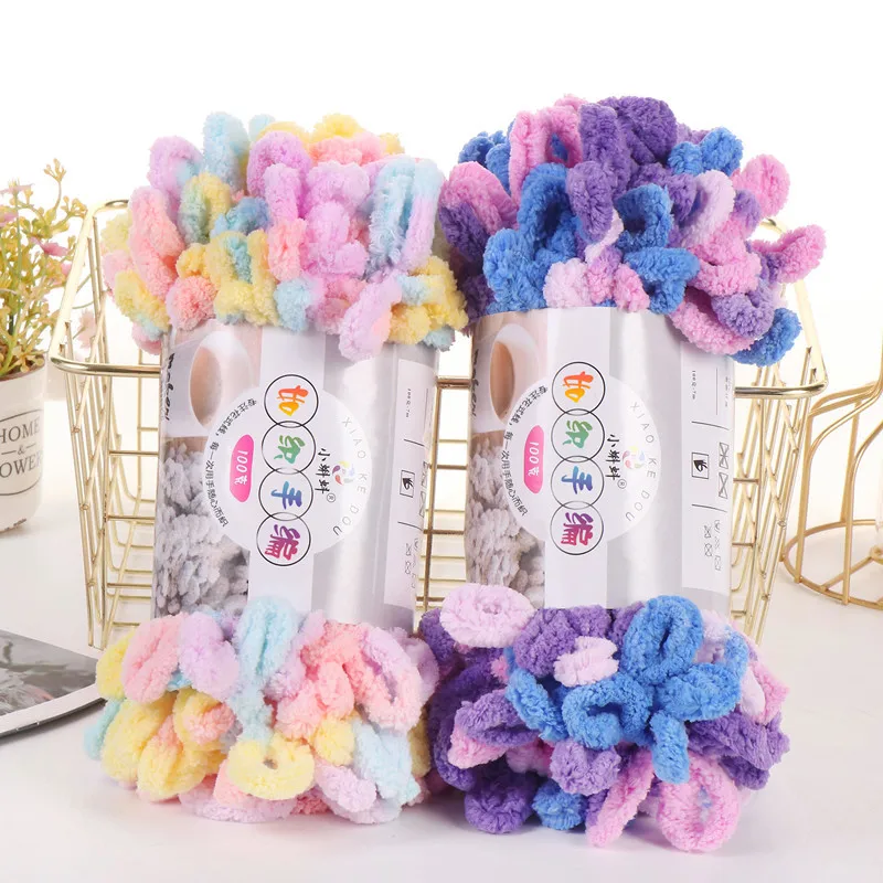 5pcs100g/Roll Puffy Finger Loo - Woven Scarf Blanket 리뷰 및 가격