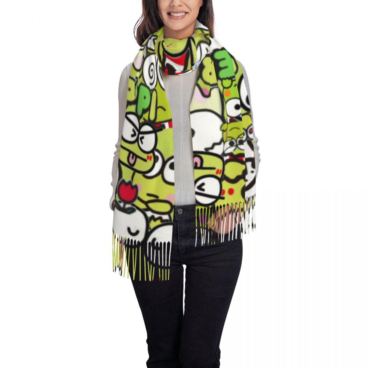 Kero Kero Keroppis Winter Scar - Pashmina Wrap Large 리뷰 및 가격