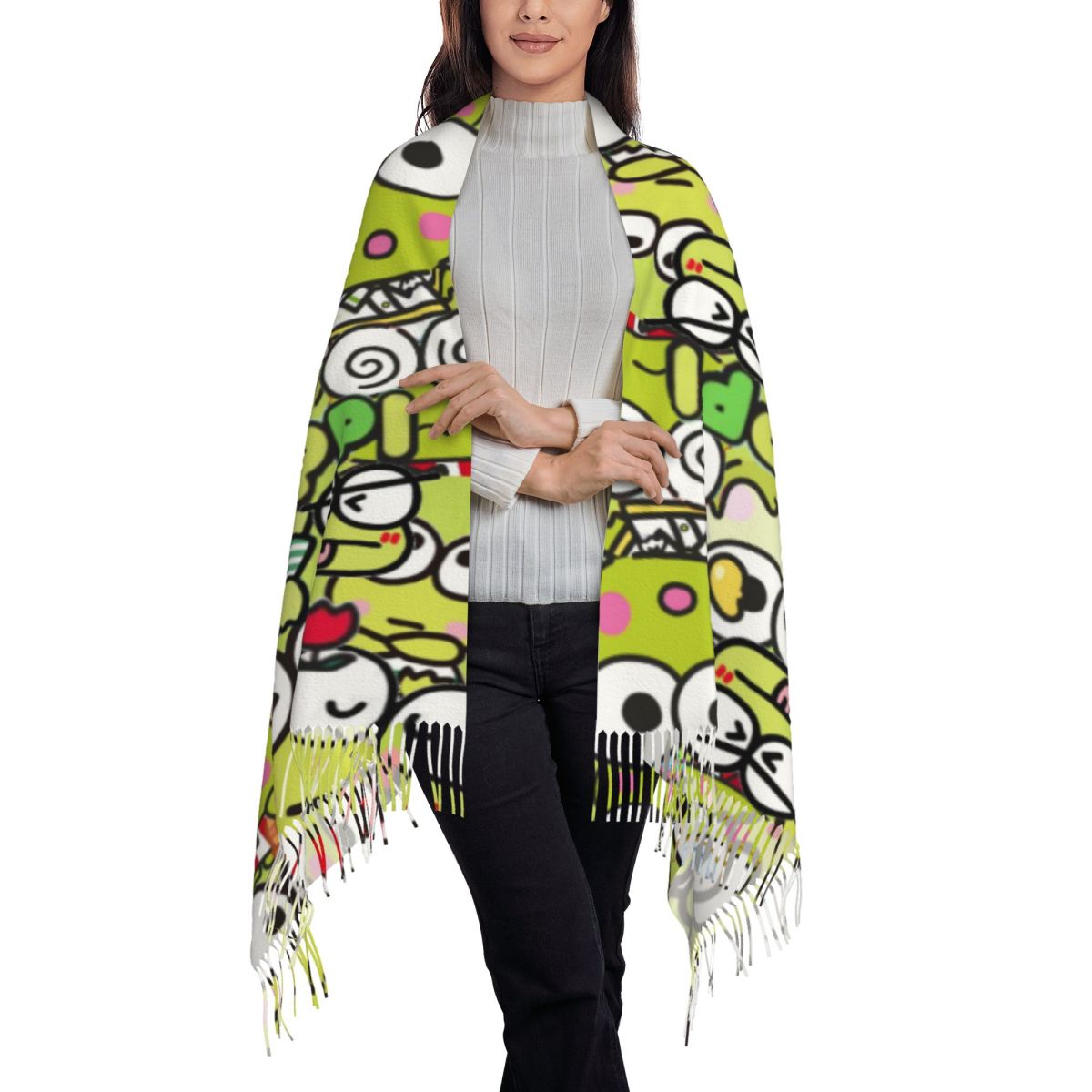 Kero Kero Keroppis Winter Scar - Pashmina Wrap Large 리뷰 및 가격