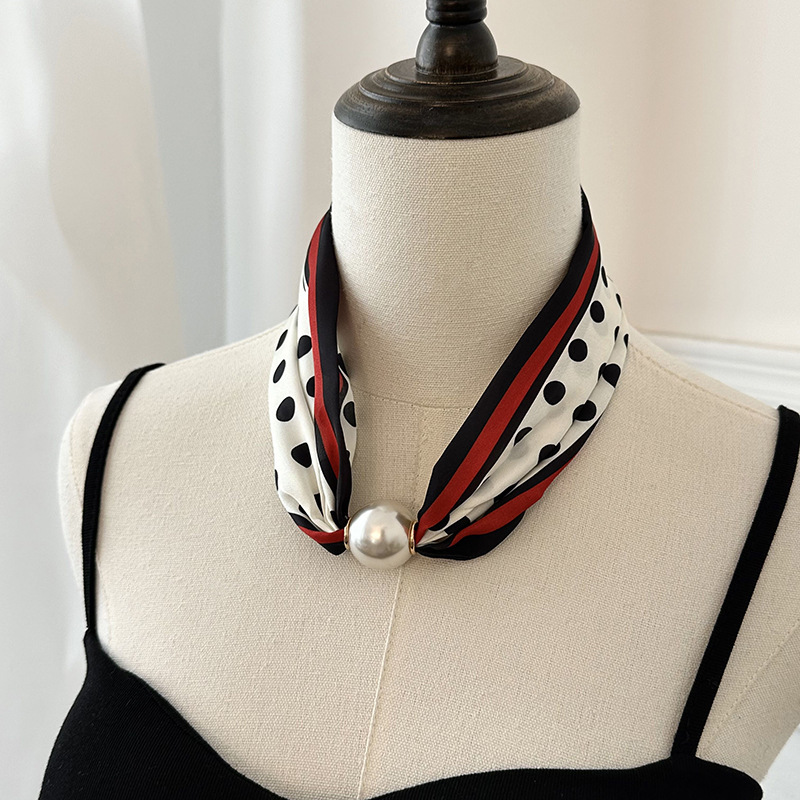 Printed Silk Scarf with Magnet - Face Scarf Mask 리뷰 및 가격
