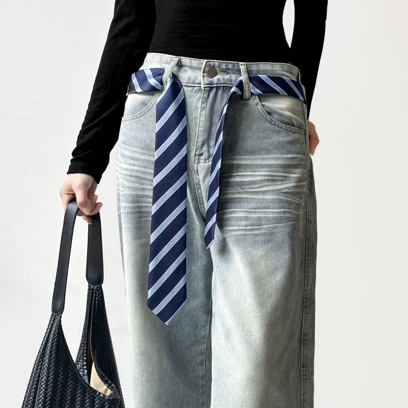 2026 South Korea Dongdaemun St - Silk Tie Striped 리뷰 및 가격