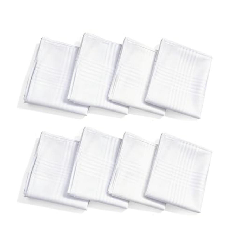 8 Pack Handkerchiefs for Men,  - Handkerchief Cotton Men 리뷰 및 가격