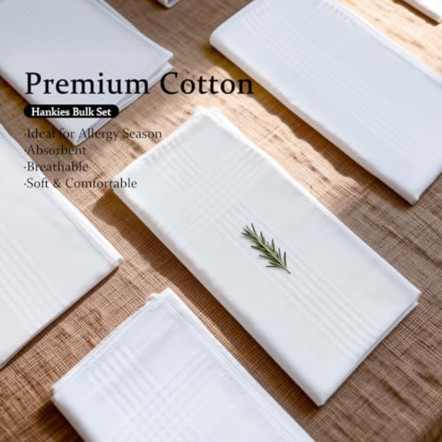 8 Pack Handkerchiefs for Men,  - Handkerchief Cotton Men 리뷰 및 가격