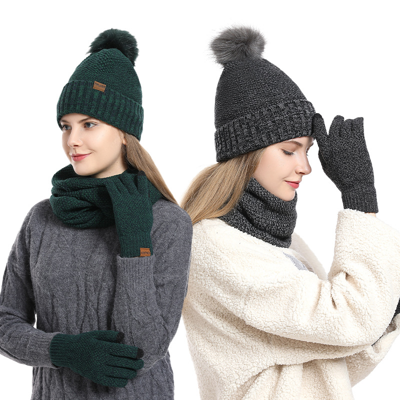 Women Winter 3Pcs Fleece Lined - Infinity Scarf Knit 리뷰 및 가격