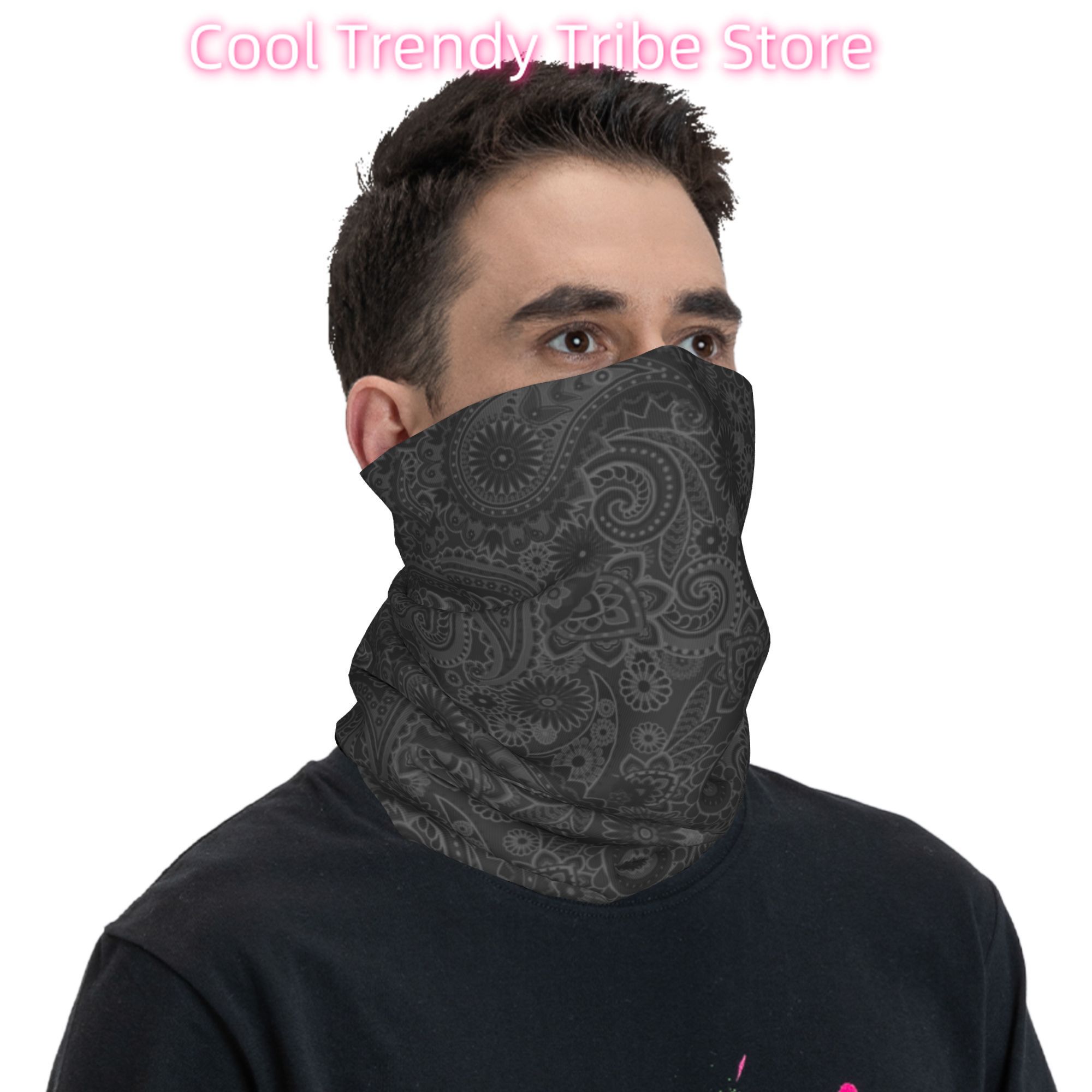 Custom Paisley Chicano Bandana - Neck Warmer Tube 리뷰 및 가격