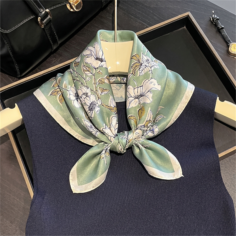 100% Mulberry Silk Scarf Fresh - Ascot Neck Scarf 리뷰 및 가격