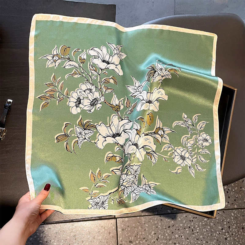 100% Mulberry Silk Scarf Fresh - Ascot Neck Scarf 리뷰 및 가격