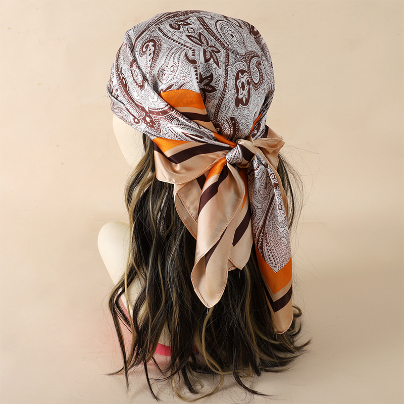 Luxury Spring Silk Scarf Women - Silk Tie Striped 리뷰 및 가격