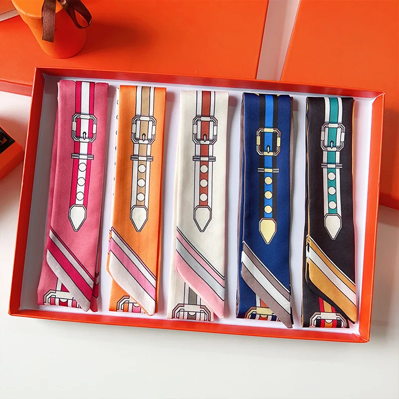 Women Scarf Skinny Silk Scarf  - Face Scarf Mask 리뷰 및 가격