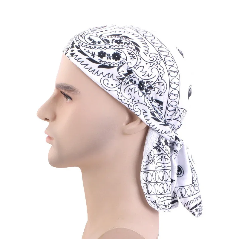 New Men Women Print Durag Du-R - Bandana Doo Rag 리뷰 및 가격