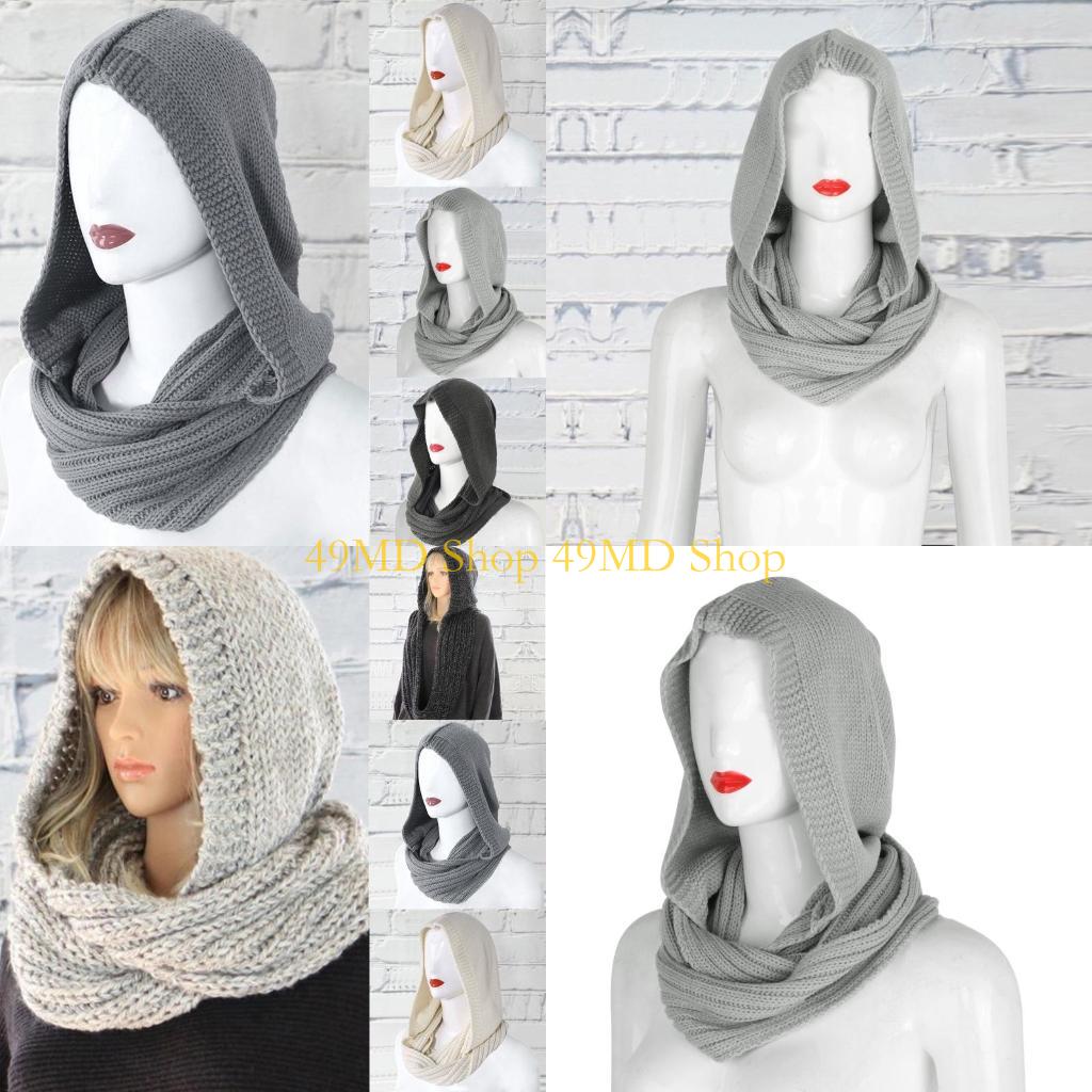 49MD Winter Hat for Women Hood - Infinity Scarf Knit 리뷰 및 가격