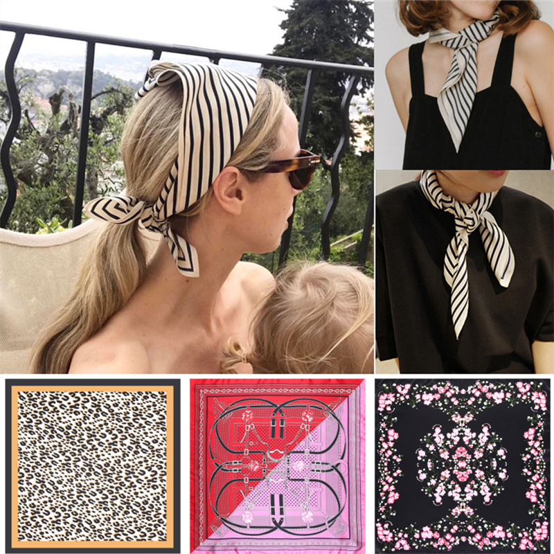 Fringe Frame Square Scarves Ba - Silk Tie Striped 리뷰 및 가격