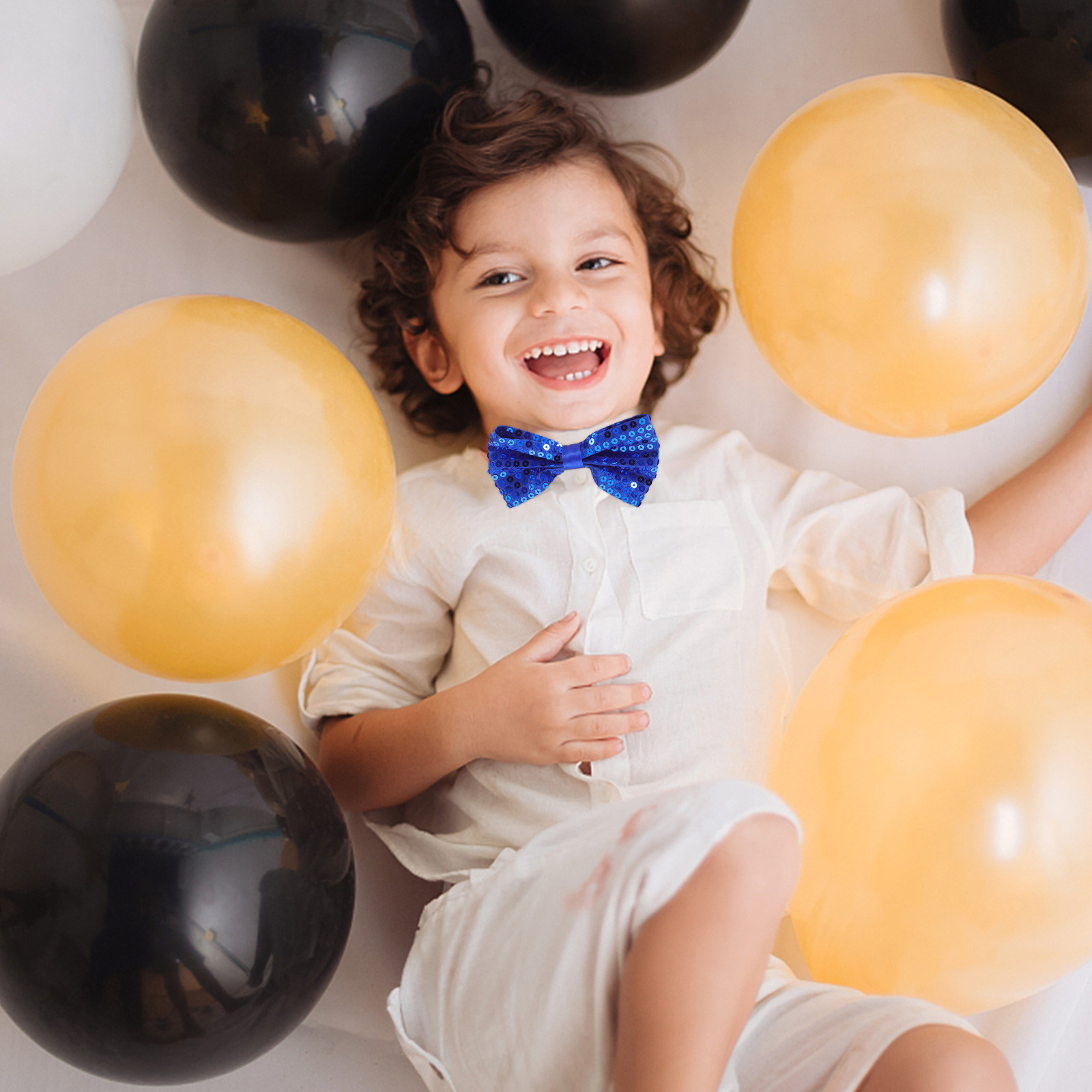 5Pcs Children's Glitter Sequin - Bow Tie Pre Tied 리뷰 및 가격