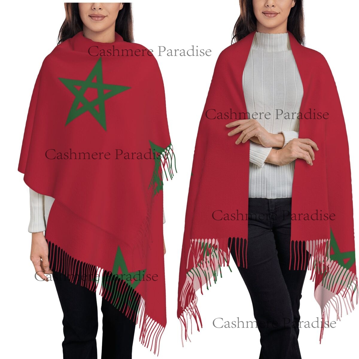Morocco Flag Womens Warm Winte - Infinity Scarf Knit 리뷰 및 가격