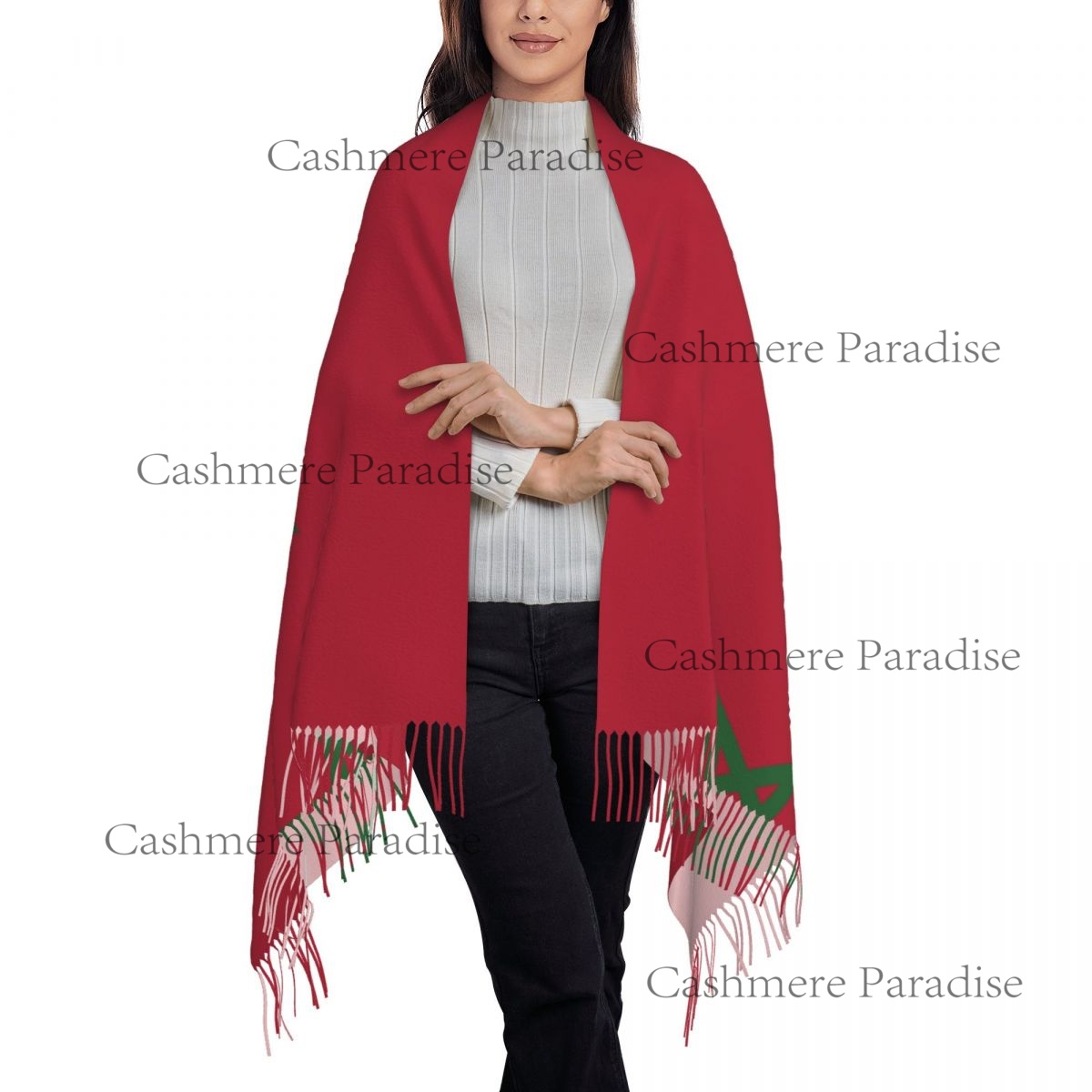 Morocco Flag Womens Warm Winte - Infinity Scarf Knit 리뷰 및 가격