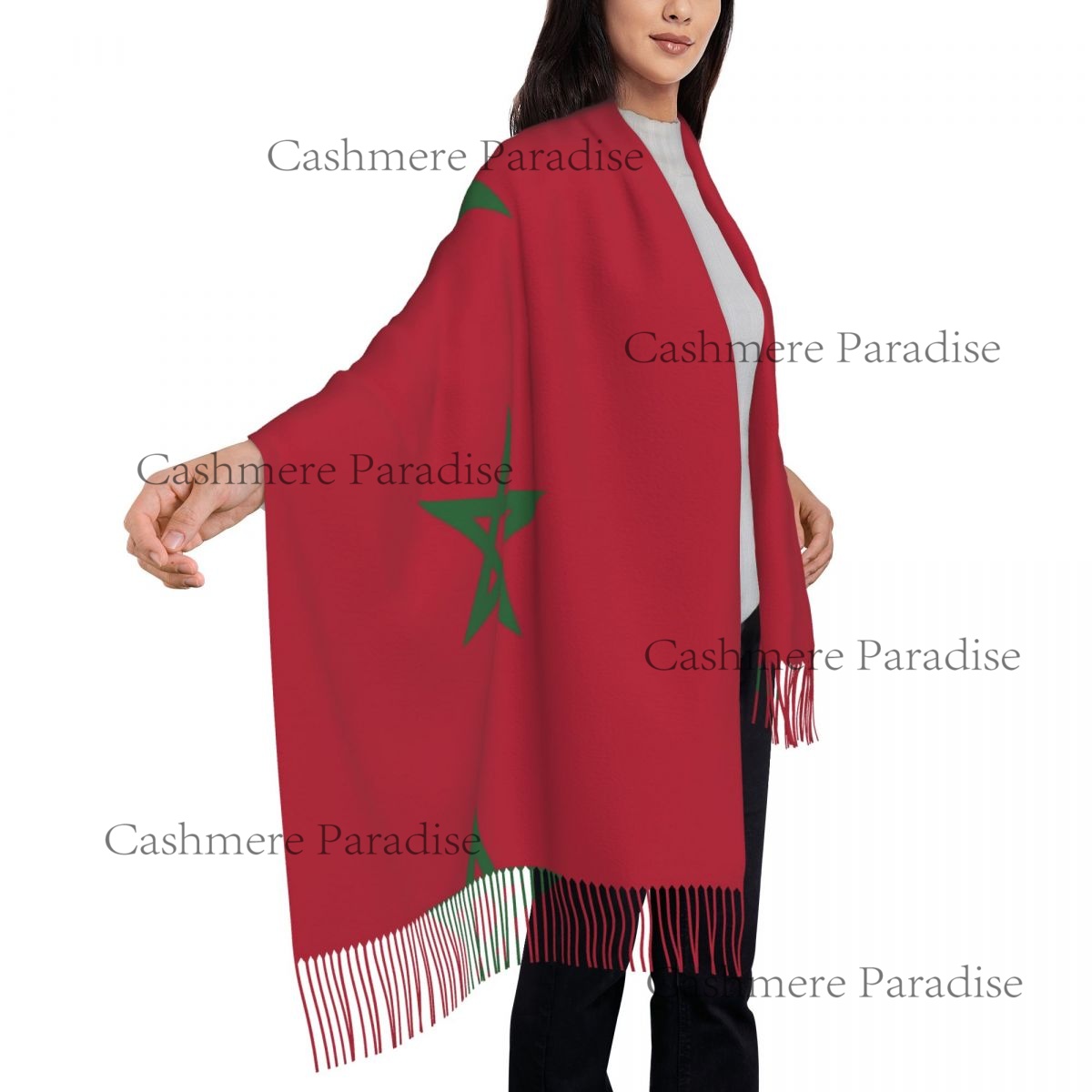 Morocco Flag Womens Warm Winte - Infinity Scarf Knit 리뷰 및 가격