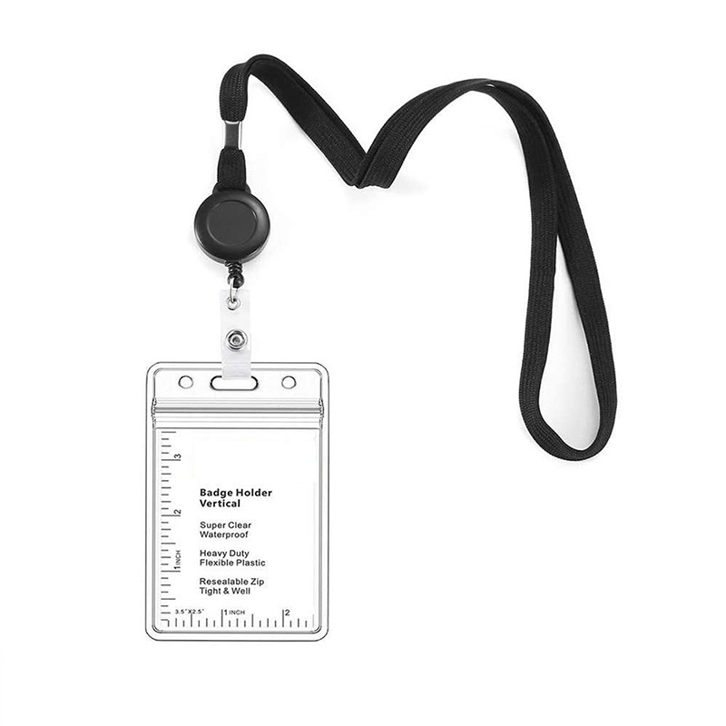 1-3Pcs Waterproof ID Badge Hol - Lanyard Badge Holder 리뷰 및 가격