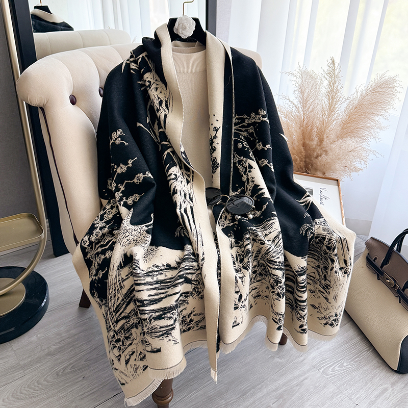 Women Winter Cashmere Scarf Wh - Woven Scarf Blanket 리뷰 및 가격