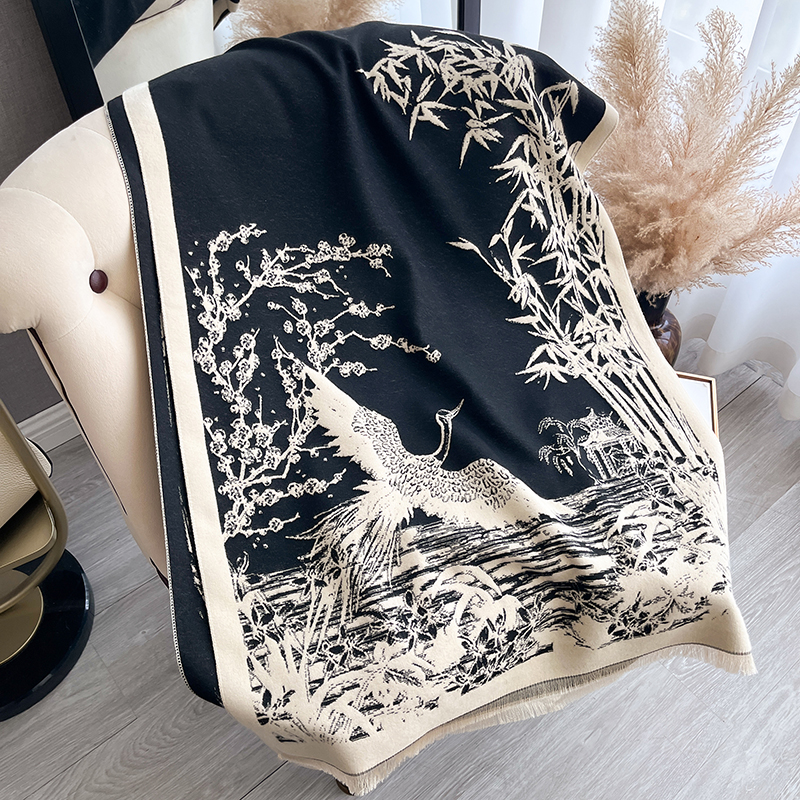 Women Winter Cashmere Scarf Wh - Woven Scarf Blanket 리뷰 및 가격
