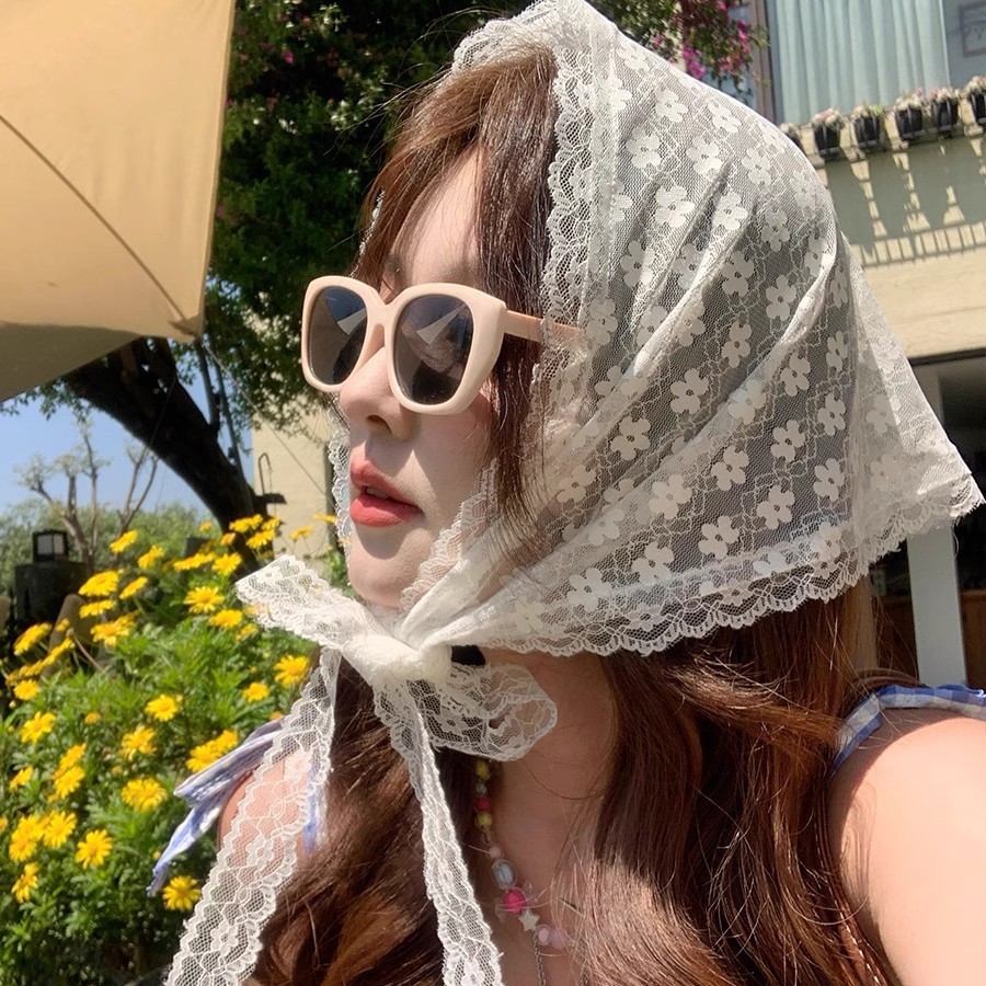 Vintage Lace Scarf Triangle Ne - Ascot Neck Scarf 리뷰 및 가격