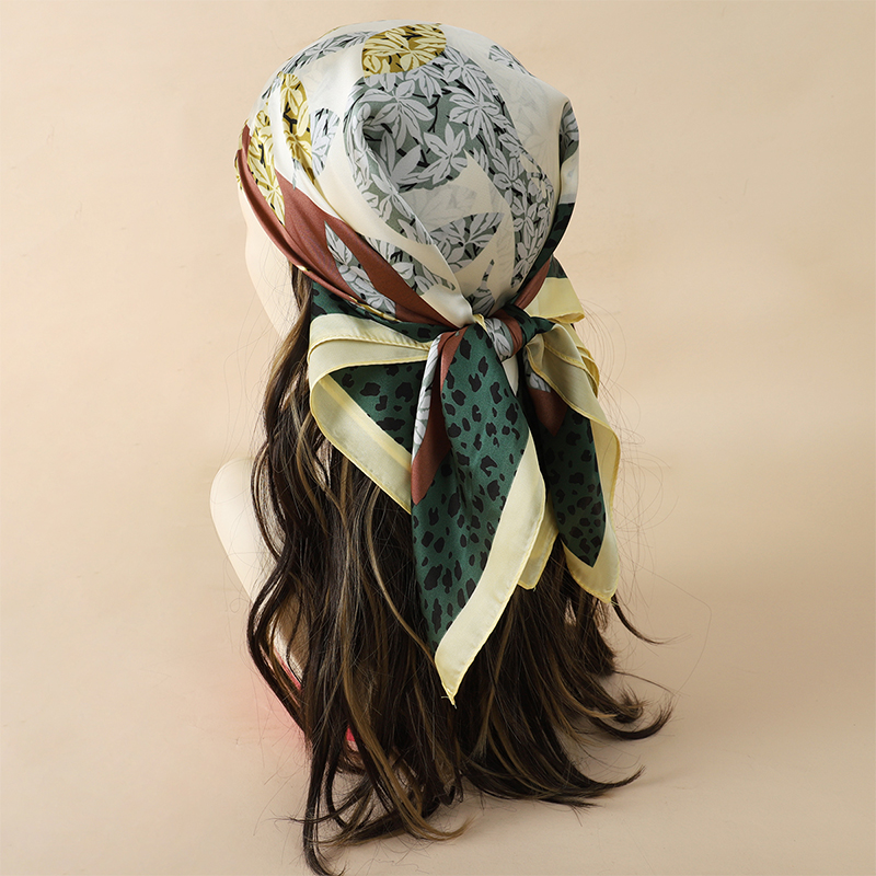 70x70cm Women Scarf Silk Feeli - Scarf Silk Square 리뷰 및 가격