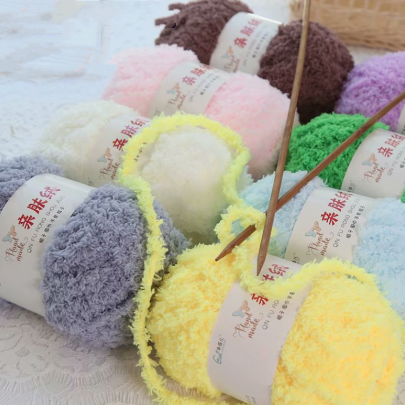 Chenille Plush Chunky Yarn for - Woven Scarf Blanket 리뷰 및 가격