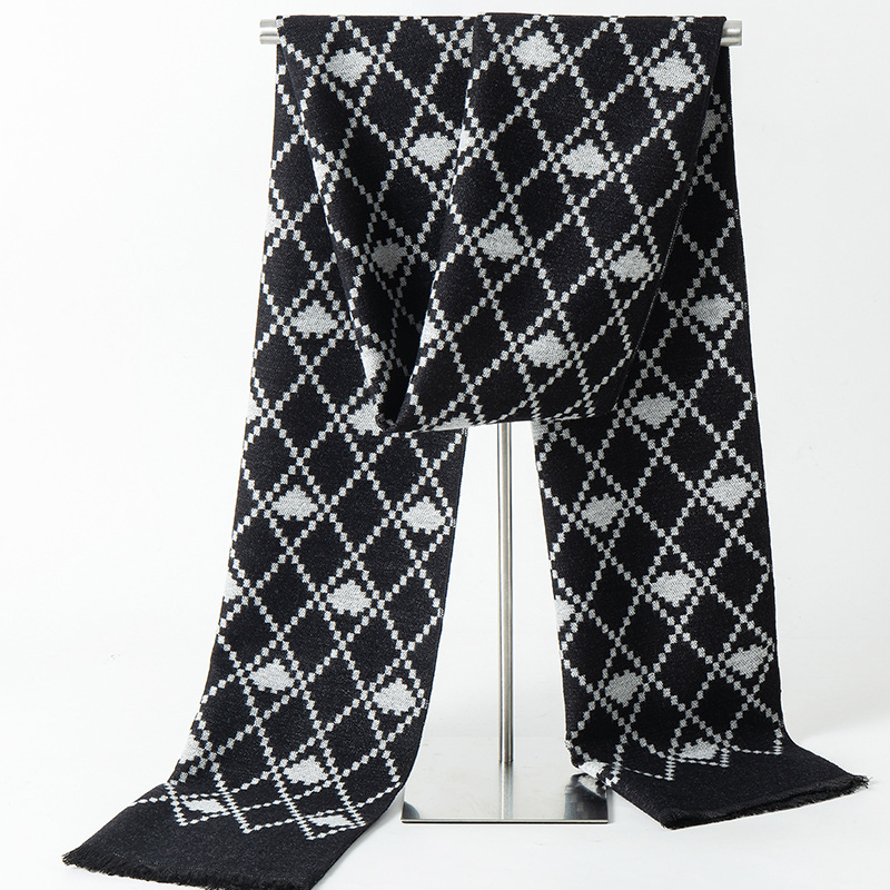 Designer Brand Plaid Winter Me - Muffler Men Wool 리뷰 및 가격