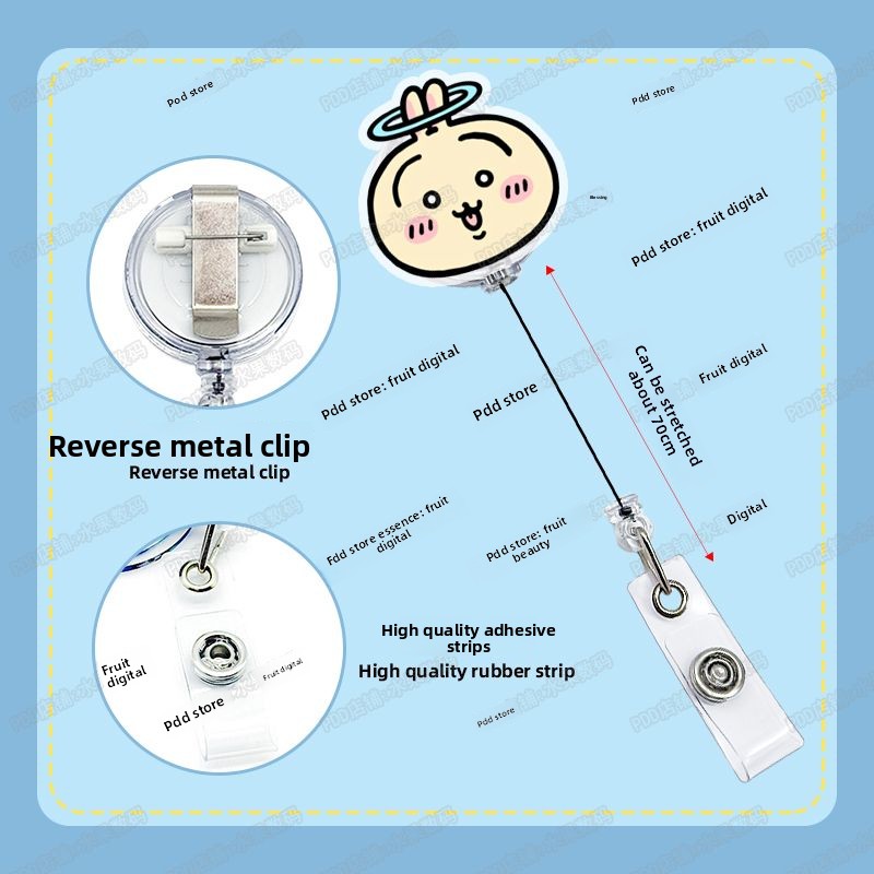 jiyi Retractable Badge Reel Ka - Lanyard Badge Holder 리뷰 및 가격