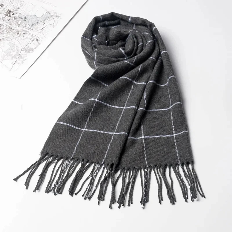 2024 New Winter Men Scarf Keep - Muffler Men Wool 리뷰 및 가격