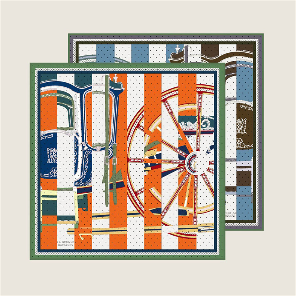 POBING Hand Rolled Twill Silk  - Scarf Silk Square 리뷰 및 가격