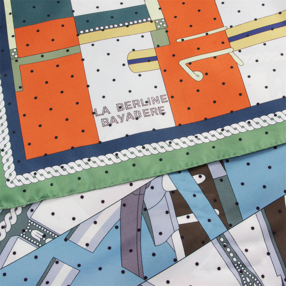 POBING Hand Rolled Twill Silk  - Scarf Silk Square 리뷰 및 가격