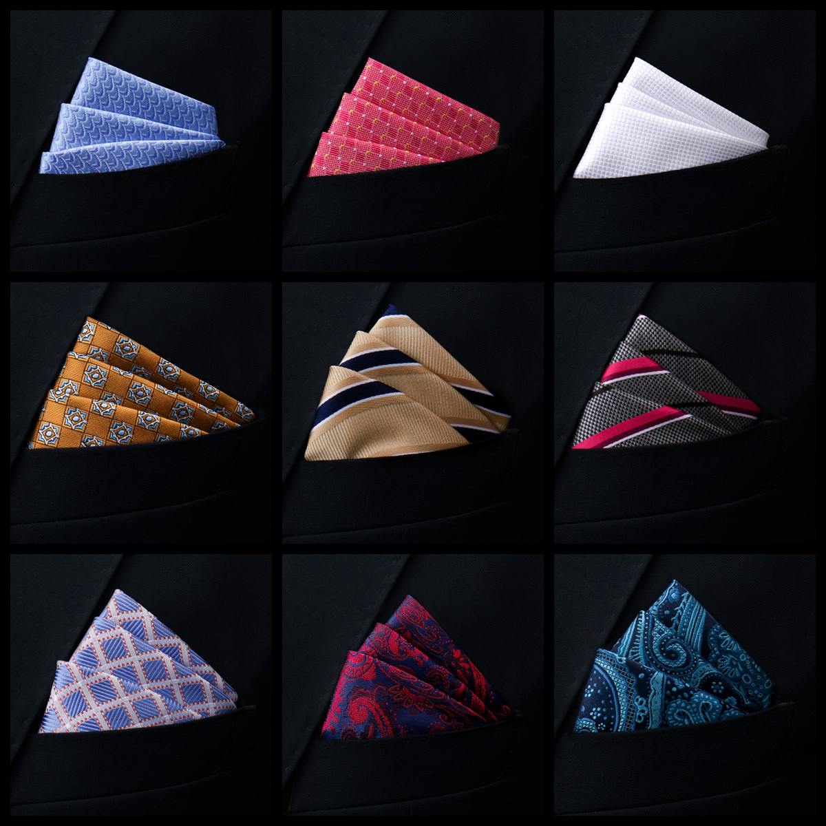 New Style Handkerchief Hot sal - Pocket Square Set 리뷰 및 가격