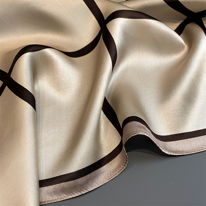 100% Real Silk Scarf New 70CM  - Scarf Silk Square 리뷰 및 가격